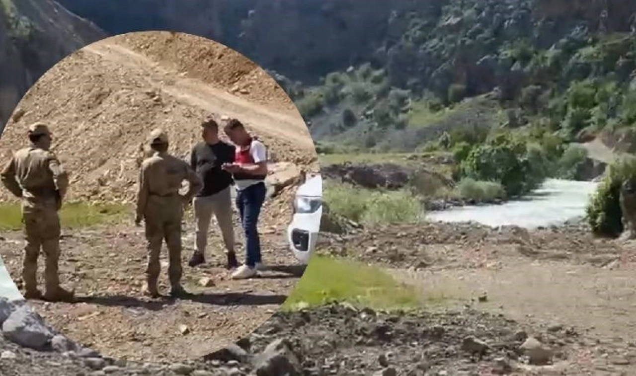 Hakkari'de serinlemek için dereye giren genç akıntıya kapıldı!