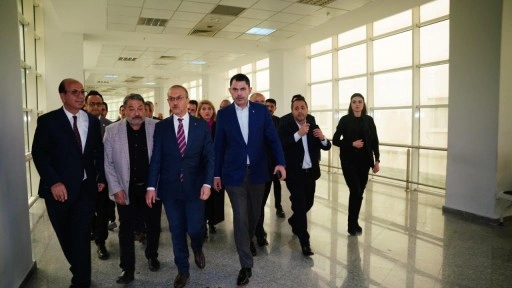 Bakan Murat Kurum'dan Ali Bakan'a Ziyaret