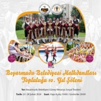 “Beyarmudu Belediyesi Halk Dansları Topluluğu 10’uncu Yıl Şöleni” düzenleniyor