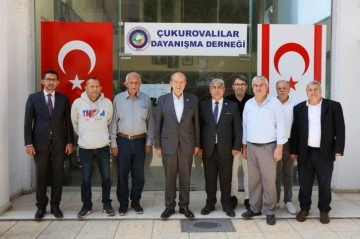 Cumhurbaşkanı Tatar, Çukurovalılar Dayanışma Derneği’ni ziyaret etti