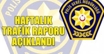 Haftalık trafik raporu: 80 trafik kazası, 23 yaralı