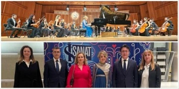 Sibel Tatar, İstanbul’da Cumhurbaşkanlığı Senfoni Orkestrası’nın konserini izledi